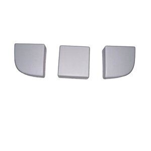 Cuisinart ICE-48 Set of 3 Topping Container Lids White Replacement Parts